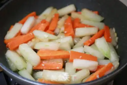 Make Poofed carrots step 5