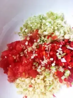 Make Garlic pepper sauce suco leaves step 2