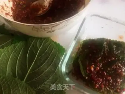 Make Garlic pepper sauce suco leaves step 8