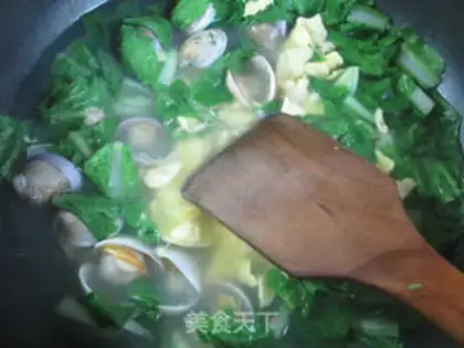 Make Eggs round toad soup step 5