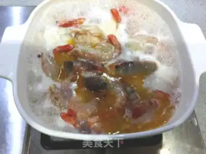 Make Cream garlic shrimp step 7