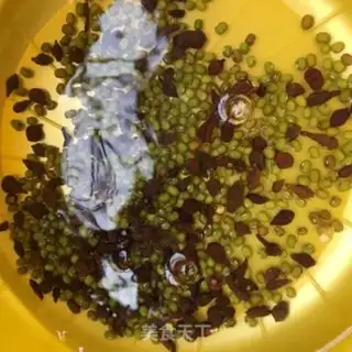 Make The green bean congee step 1