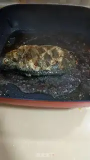 Make A red-burned tilapia step 19