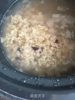 Make The green bean congee step 6