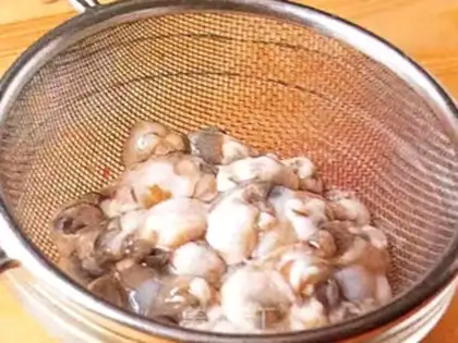 Make Cool oysters step 1