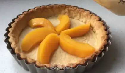 Make Peach pudding pie step 7