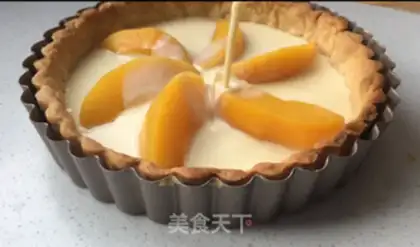 Make Peach pudding pie step 8