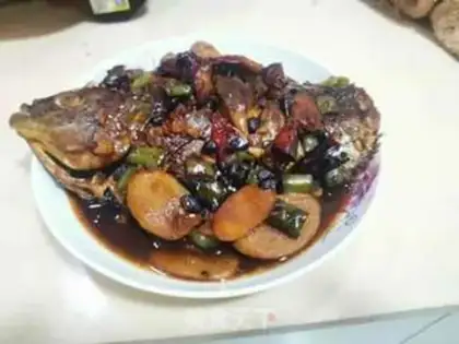 Make A red-burned tilapia step 25