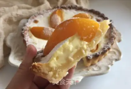 Make Peach pudding pie step 10