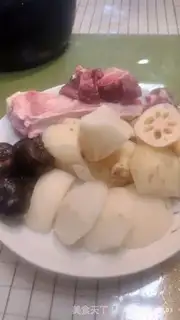 Make Lian Zhi Qi soup step 0