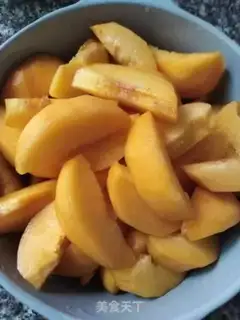 Make Peach candy step 1