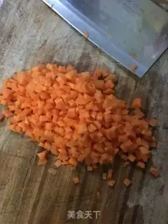 Make Carrot corn and shrimp step 2