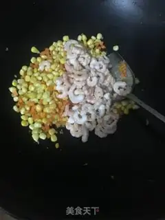 Make Carrot corn and shrimp step 7