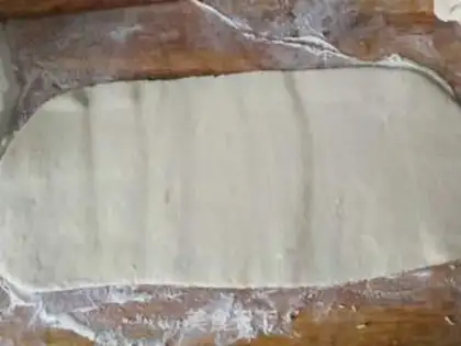Make Onion ham rolls step 3