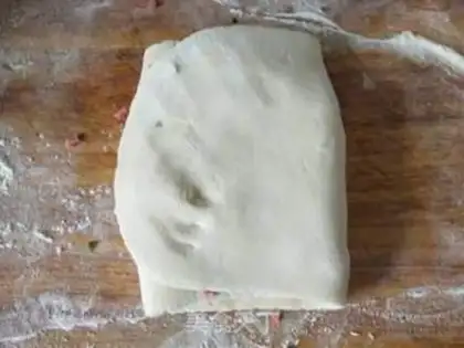 Make Onion ham rolls step 6