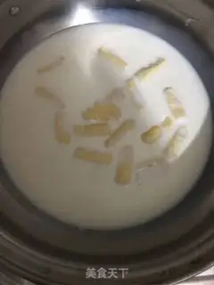 Make Big white rabbit sugar pudding step 3