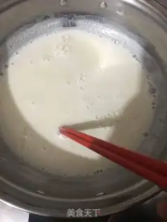 Make Big white rabbit sugar pudding step 4