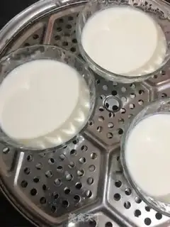Make Big white rabbit sugar pudding step 6