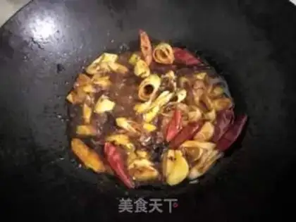 Make Seafood spicy pan step 7
