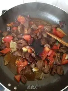Make Tomato beef stew potatoes step 7