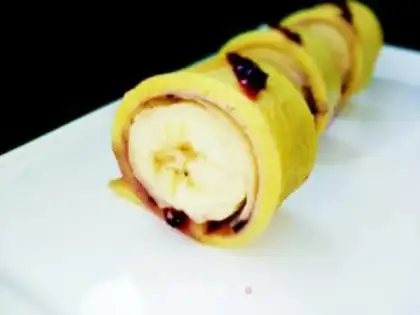 Make Cheese and banana cake step 0