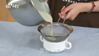 Make Tea tofu pudding step 10