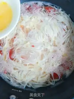 Make Tomato egg noodles step 10