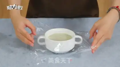 Make Tea tofu pudding step 11