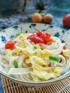 Make Tomato egg noodles step 13