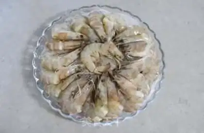 Make A big shrimp fan step 4