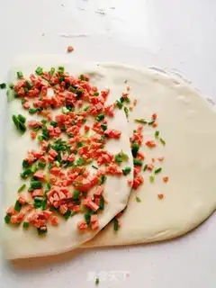 Make Onion ham twisting little bouquets step 10