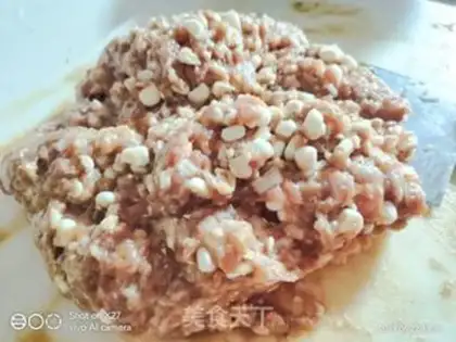 Make Shrimp pork dumplings step 1