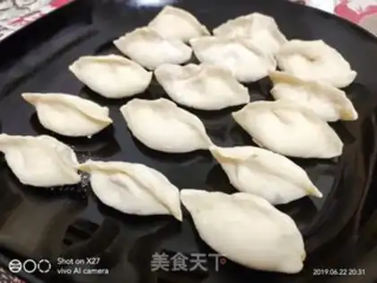 Make Shrimp pork dumplings step 6