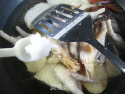 Make Fresh chicken roast chicken claws step 7