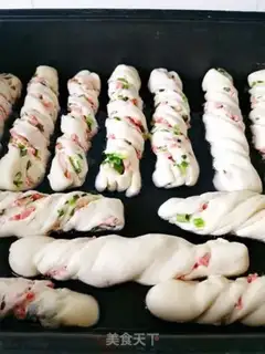 Make Onion ham twisting little bouquets step 17