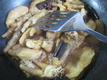 Make Fresh chicken roast chicken claws step 9