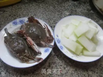 Make Crab melon soup step 0