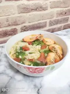 Make Shrimp noodles step 7