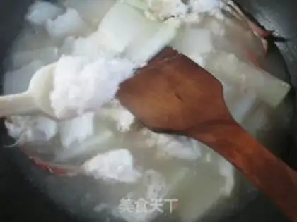 Make Crab melon soup step 6