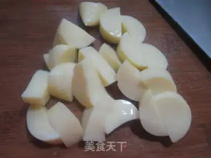 Make Sakura tofu, a cabbage fan step 1