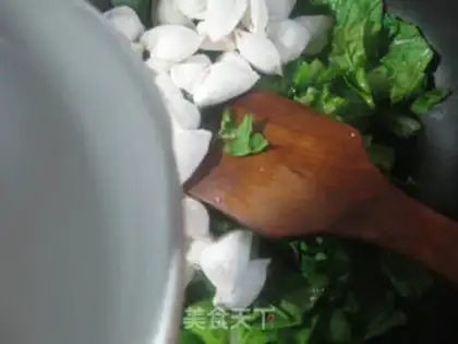 Make Sakura tofu, a cabbage fan step 3
