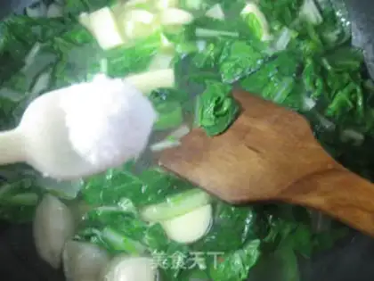 Make Sakura tofu, a cabbage fan step 6