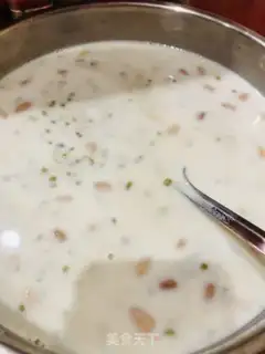 Make Milk green bean sand step 1