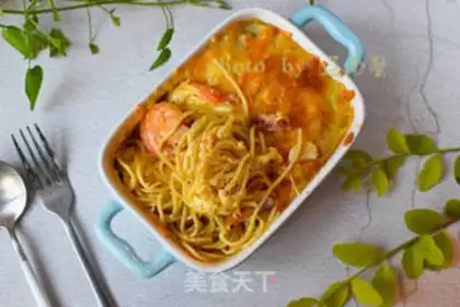 Make Seafood noodles step 9
