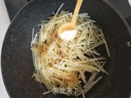 Make Potato silks step 2