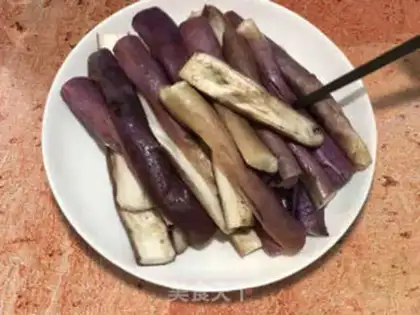 Make A Korean-sweet eggplant step 1