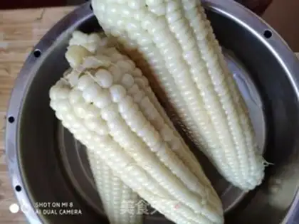 Make Fry corn step 0