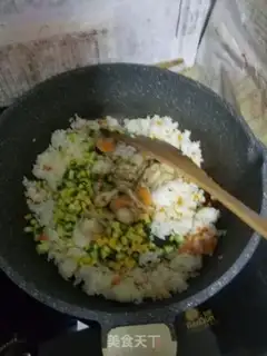 Make Scallop rice step 3