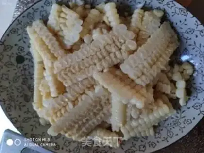 Make Fry corn step 1