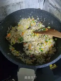 Make Scallop rice step 4
